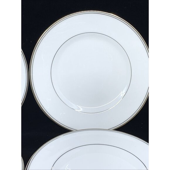 4 Waterford Kilbarry Platinum Salad Dessert Plates 8 1/8 Fine Bone China 2102488 - Picture 2 of 10